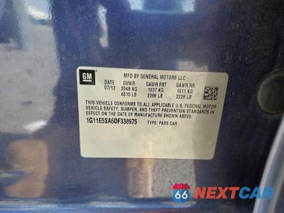 Zdjęcie 12 z 12 samochodu: 2013 CHEVROLET MALIBU 2LT VIN:1G11E5SA6DF338975 - miniatura