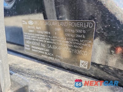 Zdjęcie 13 z 13 samochodu: 2020 JAGUAR XF PRESTIGE VIN:SAJBK4FX0LCY83620 - miniatura