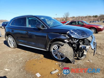 Czwarte zdjęcie samochodu z boku: 2018 AUDI Q5 PREMIUM PLUS VIN:WA1BNAFY1J2217666 - miniatura