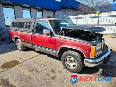 Czwarte zdjęcie samochodu z boku: 1991 GMC SIERRA C1500 VIN:1GTDC14K7MZ528274 - miniatura