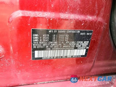 Zdjęcie 13 z 13 samochodu: 2017 SUBARU LEGACY 2.5I VIN:4S3BNAB60H3063448 - miniatura