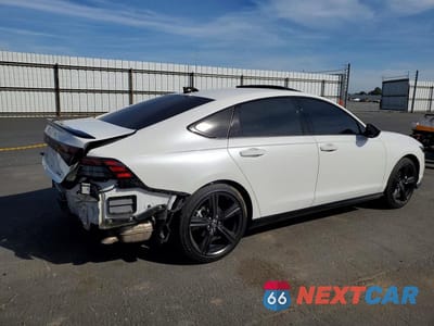 Trzecie zdjęcie samochodu z tyłu: 2025 HONDA ACCORD HYBRID SPORT-L VIN:1HGCY2F74SA095828 - miniatura