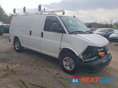 Czwarte zdjęcie samochodu z boku: 2024 CHEVROLET EXPRESS 2500 CARGO UTILITY / SERVICE VAN VIN:1GCWGAF78R1179279 - miniatura