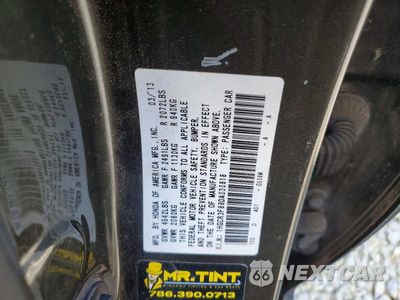Zdjęcie 12 z 12 samochodu: 2013 HONDA ACCORD EXL VIN:1HGCR3F88DA030818 - miniatura