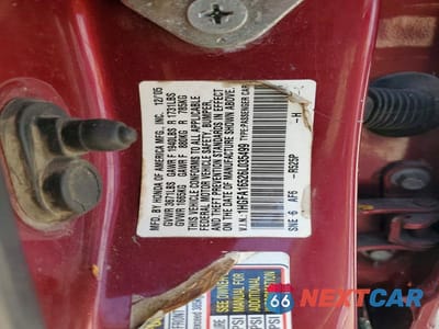 Zdjęcie 12 z 12 samochodu: 2006 HONDA CIVIC LX VIN:1HGFA16526L035499 - miniatura