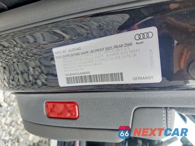 Zdjęcie 12 z 12 samochodu: 2020 AUDI S4 PREMIUM PLUS VIN:WAUB4AF43LA066499 - miniatura
