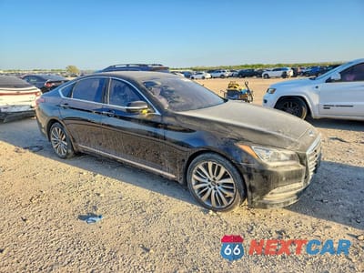 Czwarte zdjęcie samochodu z boku: 2017 GENESIS G80 5.0 ULTIMATE VIN:KMHGN4JF7HU172200 - miniatura