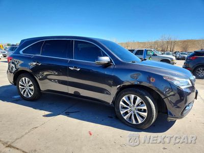 Czwarte zdjęcie samochodu z boku: 2015 ACURA MDX TECHNOLOGY VIN:5FRYD4H4XFB003714 - miniatura