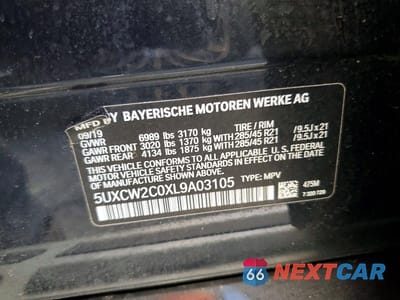 Zdjęcie 14 z 14 samochodu: 2020 BMW X7 XDRIVE40I VIN:5UXCW2C0XL9A03105 - miniatura