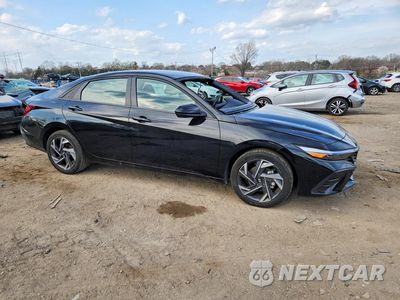 Czwarte zdjęcie samochodu z boku: 2025 HYUNDAI ELANTRA HYBRID SEL SPORT VIN:KMHLM4DJ3SU146668 - miniatura