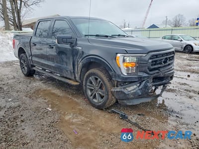Czwarte zdjęcie samochodu z boku: 2021 FORD F150 SUPERCREW VIN:1FTFW1E88MFA65601 - miniatura