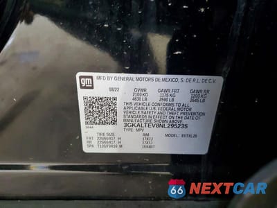 Zdjęcie 13 z 13 samochodu: 2022 GMC TERRAIN SLE VIN:3GKALTEV8NL295235 - miniatura