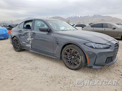 Czwarte zdjęcie samochodu z boku: 2026 BMW M3 COMPETITION VIN:WBS33HJ09TFW17389 - miniatura