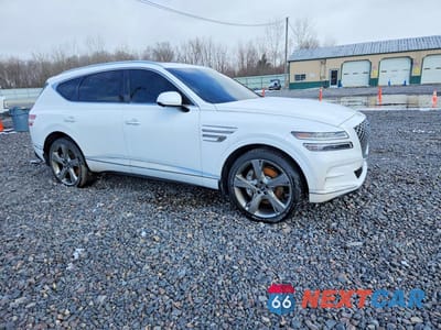 Czwarte zdjęcie samochodu z boku: 2022 GENESIS GV80 2.5T VIN:KMUHBDSB6NU075642 - miniatura