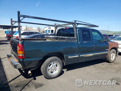 Trzecie zdjęcie samochodu z tyłu: 2002 CHEVROLET SILVERADO C1500 VIN:2GCEC19V521223630 - miniatura
