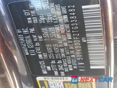 Zdjęcie 14 z 14 samochodu: 2026 KIA SPORTAGE EX VIN:5XYK33DF2TG338482 - miniatura