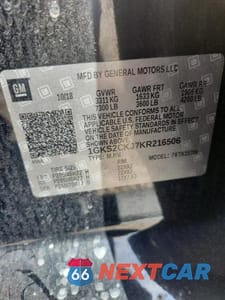 Zdjęcie 13 z 13 samochodu: 2019 GMC YUKON DENALI VIN:1GKS2CKJ7KR216506 - miniatura