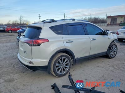 Trzecie zdjęcie samochodu z tyłu: 2016 TOYOTA RAV4 HYBRID LIMITED VIN:JTMDJREV4GD053407 - miniatura