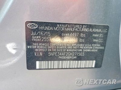Zdjęcie 12 z 12 samochodu: 2016 HYUNDAI SONATA SPORT VIN:5NPE34AF2GH271503 - miniatura