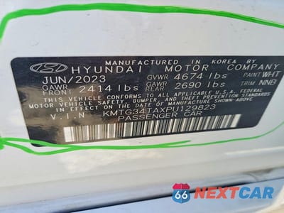 Zdjęcie 12 z 12 samochodu: 2023 GENESIS G70 2.0T VIN:KMTG34TAXPU129823 - miniatura