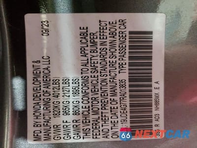 Zdjęcie 12 z 12 samochodu: 2024 ACURA INTEGRA A-SPEC TECH VIN:19UDE4G77RA013835 - miniatura