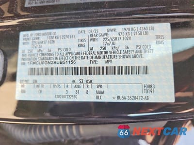 Zdjęcie 13 z 13 samochodu: 2025 FORD ESCAPE ACTIVE VIN:1FMCU0GN2SUB51156 - miniatura