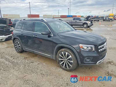 Czwarte zdjęcie samochodu z boku: 2022 MERCEDES-BENZ GLB 250 4MATIC VIN:W1N4M4HB5NW237521 - miniatura