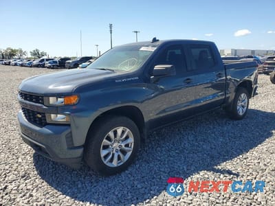 2021 CHEVROLET SILVERADO C1500 CUSTOM 1GCPWBEK3MZ449953 - główne zdjęcie licytacji z USA - miniatura