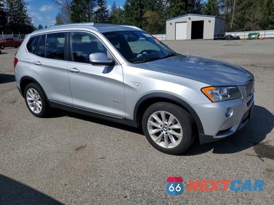 Czwarte zdjęcie samochodu z boku: 2013 BMW X3 XDRIVE28I VIN:5UXWX9C54D0A22916 - miniatura