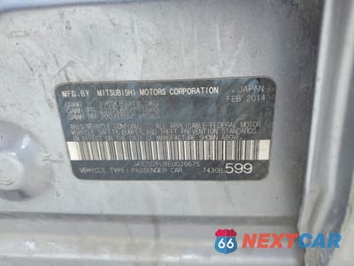 Zdjęcie 12 z 12 samochodu: 2014 MITSUBISHI LANCER ES VIN:JA32U2FU8EU020675 - miniatura
