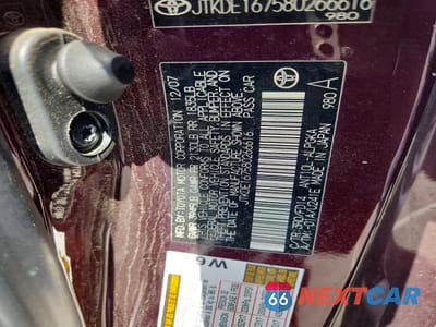 Zdjęcie 12 z 12 samochodu: 2008 SCION TC BASE VIN:JTKDE167580266616 - miniatura