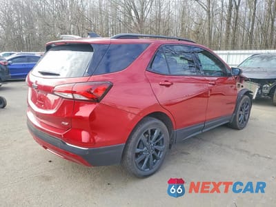 Trzecie zdjęcie samochodu z tyłu: 2023 CHEVROLET EQUINOX RS VIN:3GNAXMEG7PS129649 - miniatura