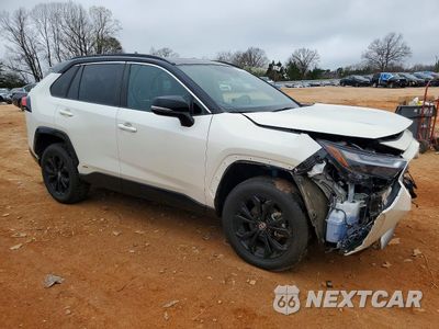 Czwarte zdjęcie samochodu z boku: 2022 TOYOTA RAV4 HYBRID XSE VIN:2T3E6RFV4NW032108 - miniatura