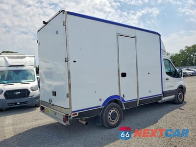 Trzecie zdjęcie samochodu z tyłu: 2021 FORD TRANSIT DELIVERY TRUCK VIN:1FDBW5Z87MKA84319 - miniatura