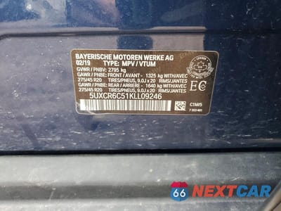 Zdjęcie 14 z 14 samochodu: 2019 BMW X5 XDRIVE40I VIN:5UXCR6C51KLL09246 - miniatura