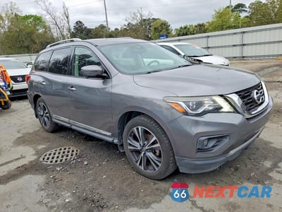Czwarte zdjęcie samochodu z boku: 2018 NISSAN PATHFINDER PLATINUM VIN:5N1DR2MN7JC621885 - miniatura