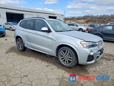 Czwarte zdjęcie samochodu z boku: 2015 BMW X3 XDRIVE28I VIN:5UXWX9C58F0D56997 - miniatura