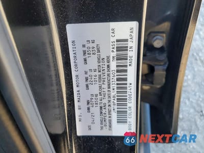 Zdjęcie 12 z 12 samochodu: 2021 MAZDA 3 SELECT VIN:JM1BPABL1M1337603 - miniatura