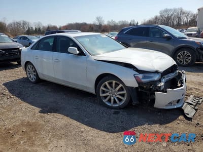 Czwarte zdjęcie samochodu z boku: 2013 AUDI A4 PREMIUM PLUS VIN:WAUFFAFL2DN032339 - miniatura