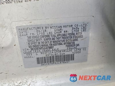 Zdjęcie 13 z 13 samochodu: 2018 NISSAN VERSA SV VIN:3N1CN7APXJL878657 - miniatura