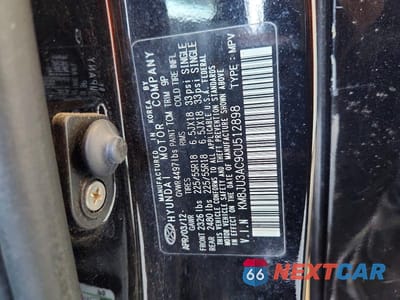 Zdjęcie 12 z 12 samochodu: 2012 HYUNDAI TUCSON LIMITED VIN:KM8JU3AC9CU512898 - miniatura