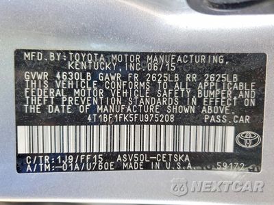 Zdjęcie 12 z 13 samochodu: 2015 TOYOTA CAMRY SE VIN:4T1BF1FK5FU975208 - miniatura