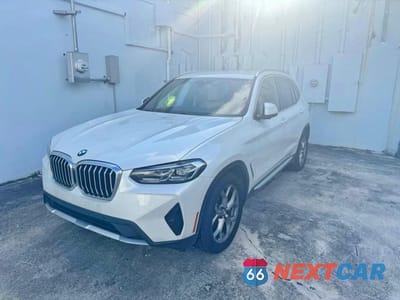 Drugie zdjęcie samochodu z przodu: 2022 BMW X3 XDRIVE3 WHITE VIN:5UX53DP03N9L09988 - miniatura
