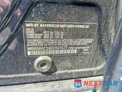 Zdjęcie 10 z 14 samochodu: 2014 BMW 528 I VIN:WBA5A5C59ED501571 - miniatura