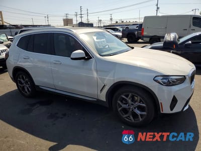 Czwarte zdjęcie samochodu z boku: 2024 BMW X3 SDRIVE30I VIN:5UX43DP01R9U63004 - miniatura