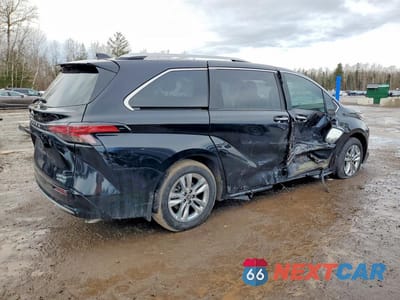 Trzecie zdjęcie samochodu z tyłu: 2024 TOYOTA SIENNA LE VIN:5TDGSKFC6RS138982 - miniatura
