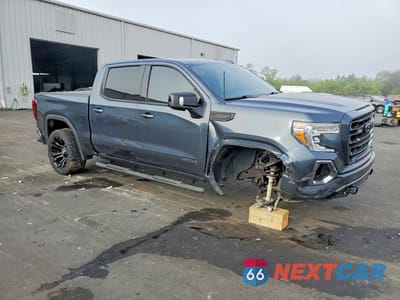 Czwarte zdjęcie samochodu z boku: 2021 GMC SIERRA K1500 AT4 VIN:1GTP9EEL1MZ385963 - miniatura