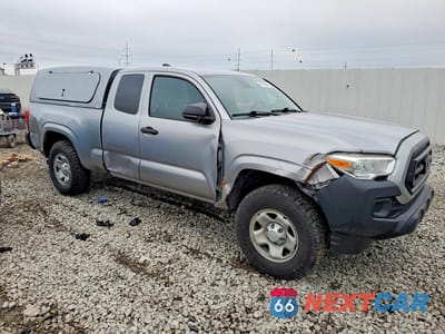 Czwarte zdjęcie samochodu z boku: 2020 TOYOTA TACOMA SR 2.7L 4C EXT CAB VIN:5TFRX5GNXLX176292 - miniatura