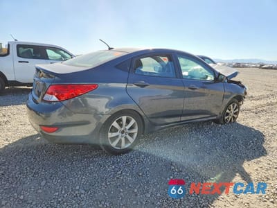 Trzecie zdjęcie samochodu z tyłu: 2013 HYUNDAI ACCENT GLS VIN:KMHCU4AE6DU410119 - miniatura