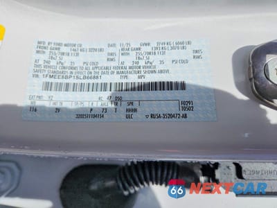 Zdjęcie 14 z 14 samochodu: 2025 FORD BRONCO OUTER BANKS VIN:1FMEE8BP1SLB66881 - miniatura
